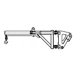 Стрела крановая поворотная