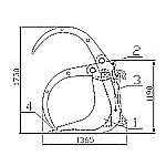 Ковш с прижимом