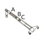 Стрела крановая безблочная