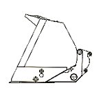 Ковш с увеличенной высотой разгрузки