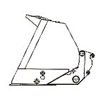 Ковш с увеличенной высотой разгрузки